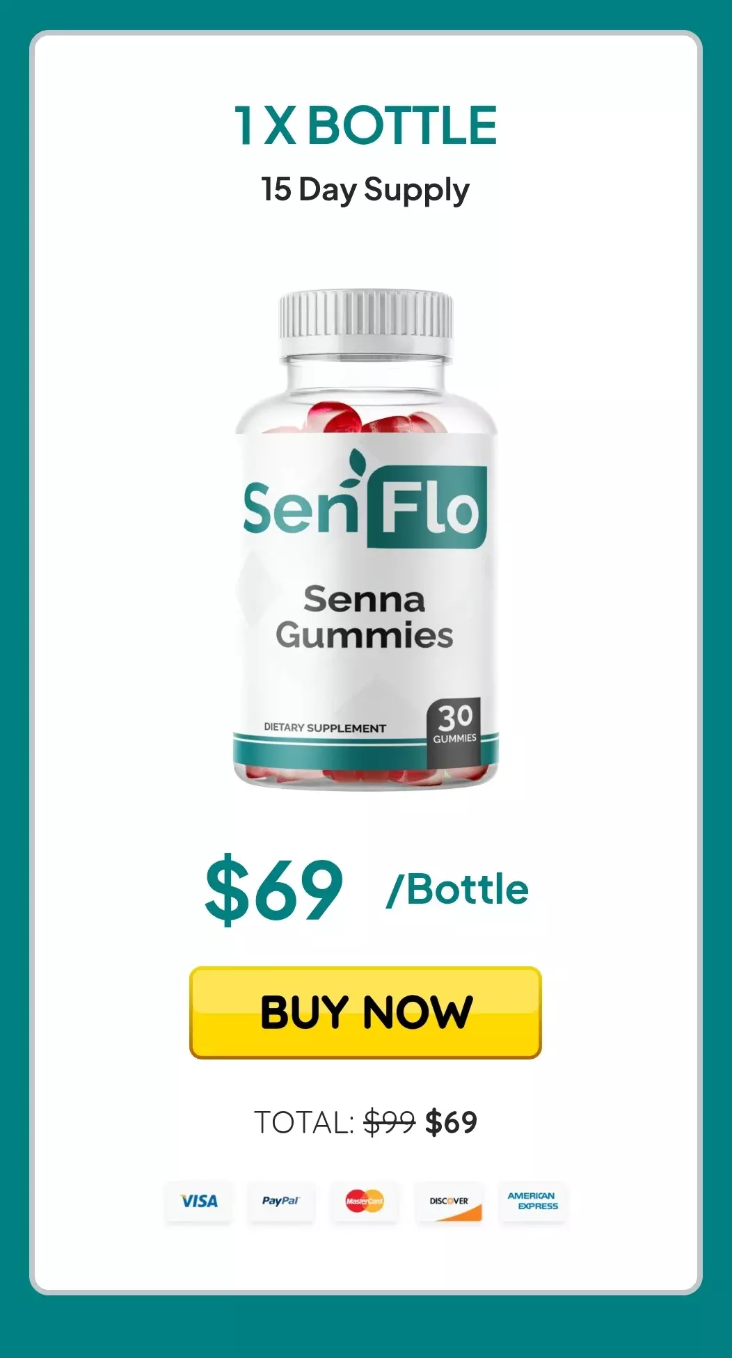 SenFlo™ 1 bottle pricing
